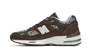 New Balance 991 MiUK Harris Tweed Brown - M991HAR - View 1 | Next Step