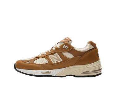 New Balance 991v1 MiUK Chipmunk Birch - M991TW1 - View 1 | Next Step