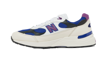 New Balance 992 MiUSA White Royal Purple Fuchsia - U99278L - View 1 | Next Step