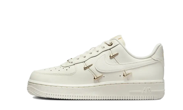Nike Air Force 1 '07 LX CN Sail Gold Mini Swooshes - FV3654-111 - View 1 | Next Step