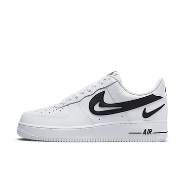 Nike Air Force 1 Low '07 FM Cut Out Swoosh White Black - DR0143-101 - View 1 | Next Step