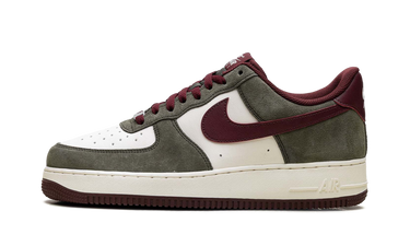 Nike Air Force 1 Low '07 LV8 Cargo Khaki Pale Ivory Dark Team Red - FQ8714-302 - View 1 | Next Step