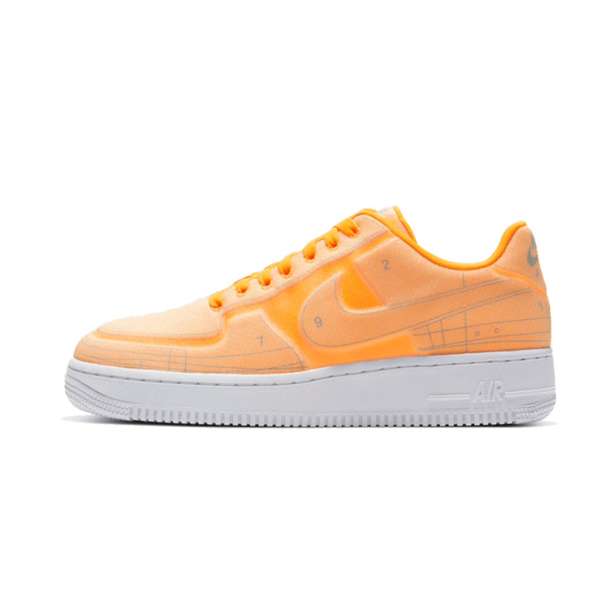 Nike Air Force 1 Low '07 LX Blueprint Laser Orange (Women's)