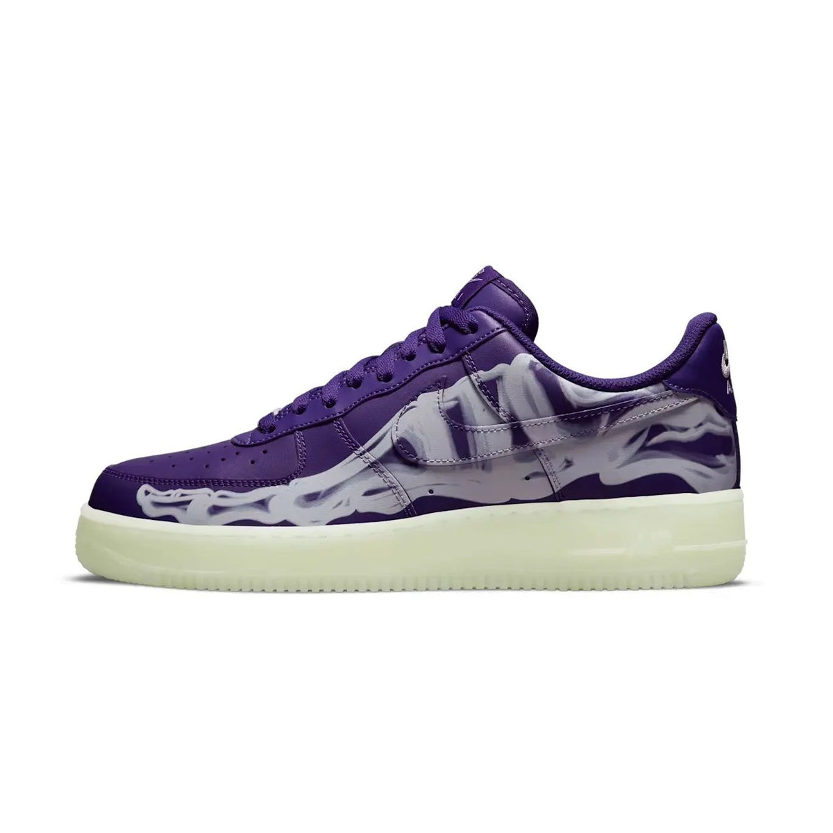 Nike Air Force 1 Low '07 QS Purple Skeleton Halloween (2021)