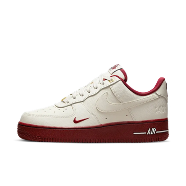 Nike Air Force 1 Low '07 SE 40th Anniversary Edition Sail Team Red - DQ7582-100 - View 1 | Next Step