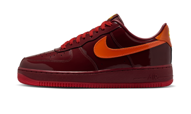 Nike Air Force 1 Low Patent Leather Dark Team Red Safety Orange | Next Step