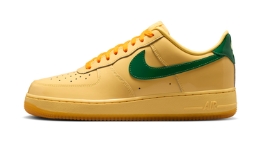 Nike Air Force 1 Low Patent Leather Topaz Gold Pine Green | Next Step