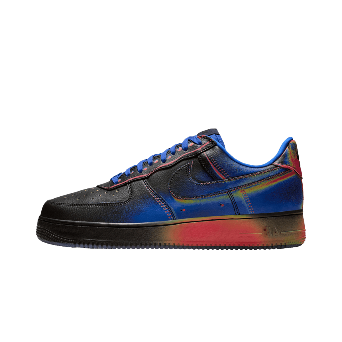 Nike Air Force 1 Low Retro Heat Map Black Racer Blue