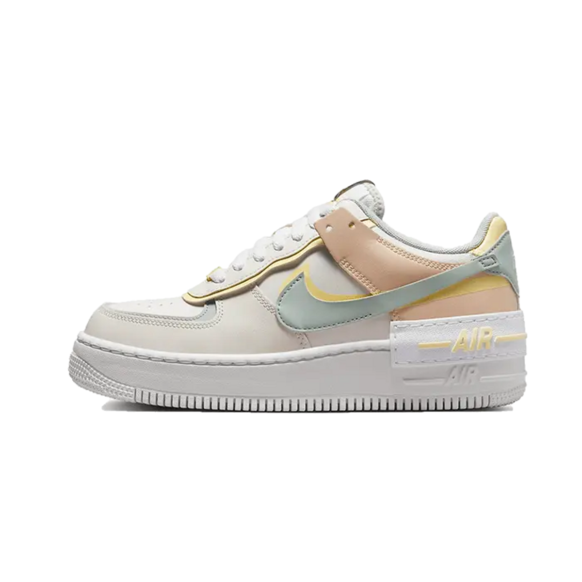 Nike Air Force 1 Low Shadow Sail Light Silver Citron Tint (Women's)