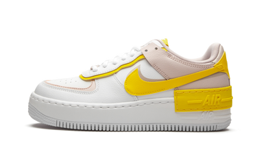 Nike Air Force 1 Low Shadow White Barely Rose Speed Yellow - CJ1641-102 - View 1 | Next Step