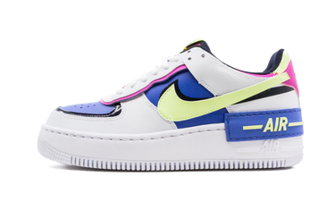 Nike Air Force 1 Low Shadow White Sapphire Barely Volt - CJ1641-100 - View 1 | Next Step