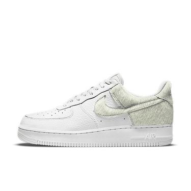 Nike Air Force 1 Low White Pony Hair Heel - DM9088-001 - View 1 | Next Step
