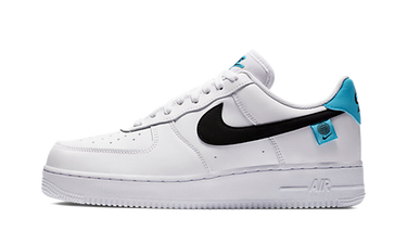 Nike Air Force 1 Low Worldwide White Blue Fury Black - CK7648-100 - View 1 | Next Step