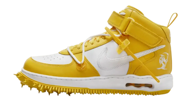 Nike Air Force 1 Mid Off-White Varsity Maize - DR0500-101 - View 1 | Next Step