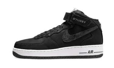 Nike Air Force 1 Mid Stussy All Black - DJ7840-001 - View 1 | Next Step