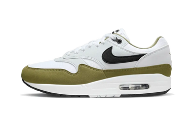 Nike Air Max 1 White Black Medium Olive - FD9082-102 - View 1 | Next Step