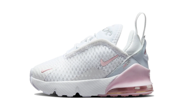 Nike Air Max 270 White Light Smoke Grey Pink Foam (TD) - DD1646-122 - View 1 | Next Step