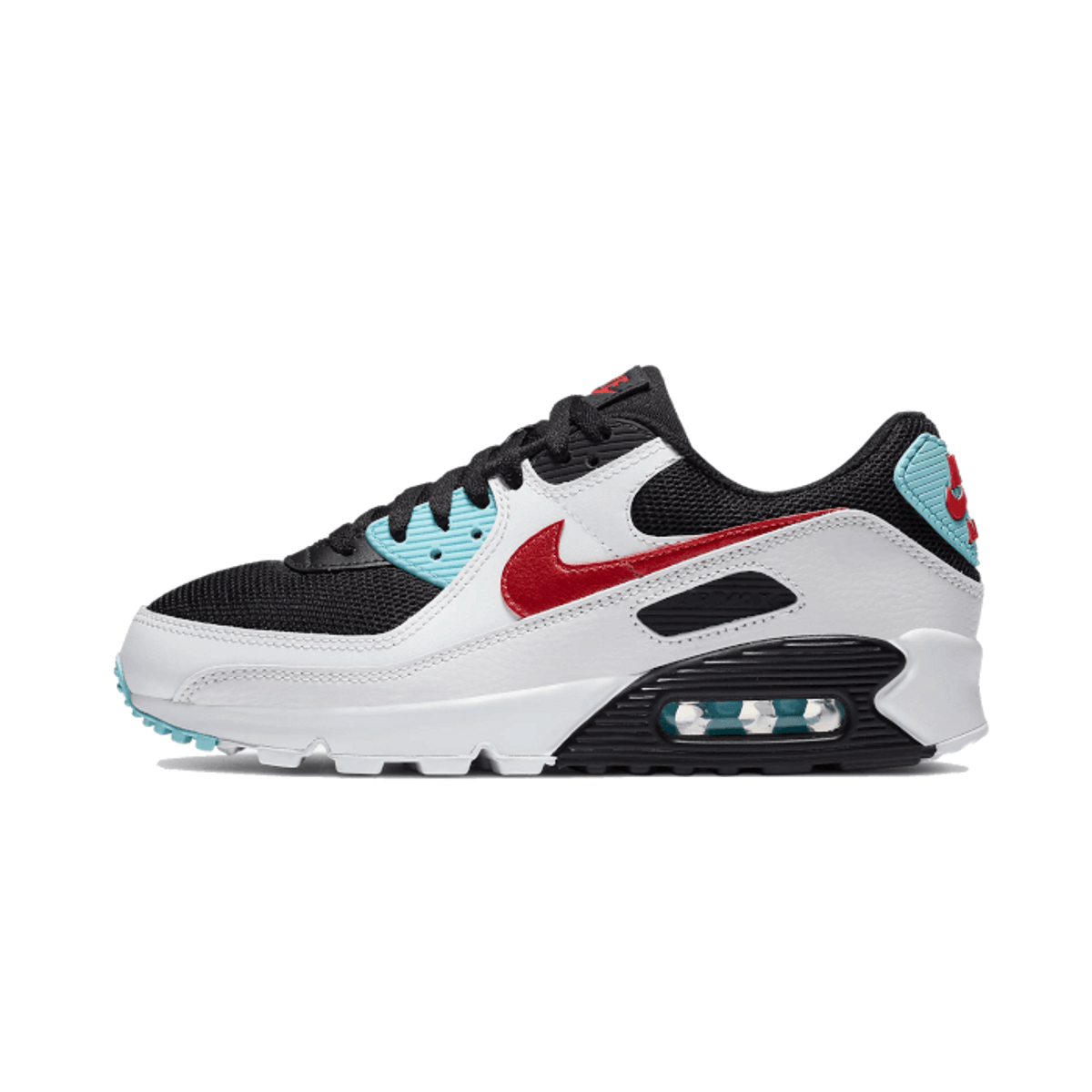 Nike Air Max 90 Aqua Red White Black (Women's)