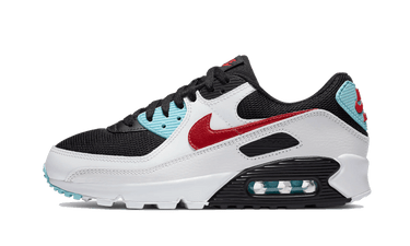 Nike Air Max 90 Aqua Red White Black - DA4290-100 - View 1 | Next Step