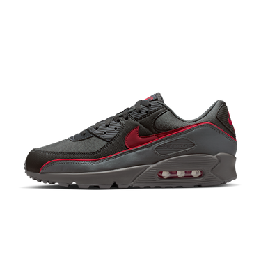 Nike Air Max 90 Premium Iron Grey University Red | Next Step