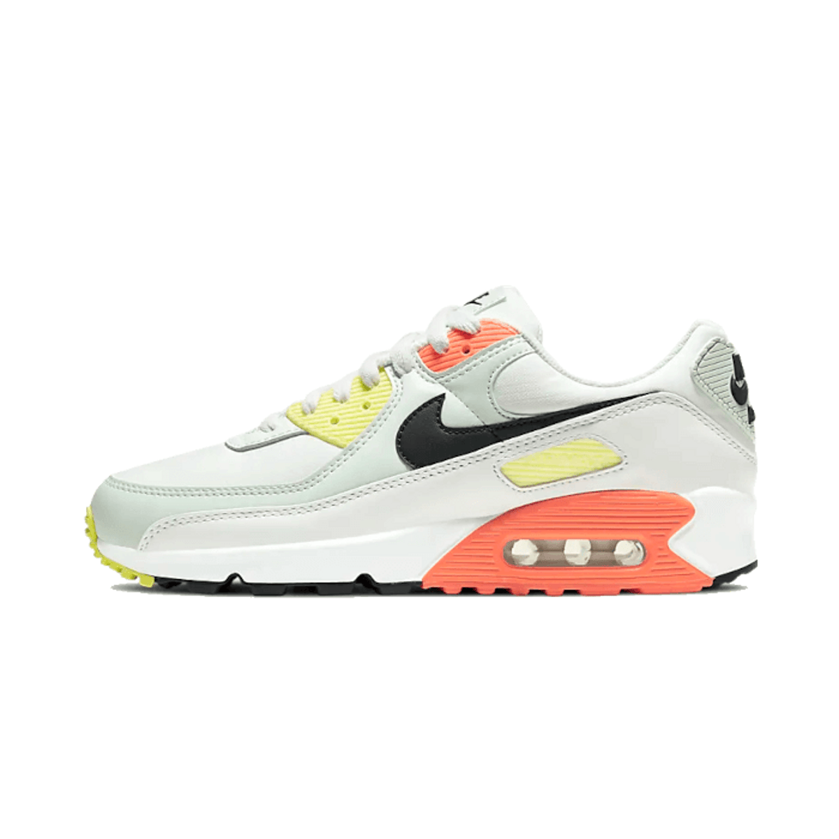 Nike Air Max 90 White Barely Green Bright Mango (Women's)