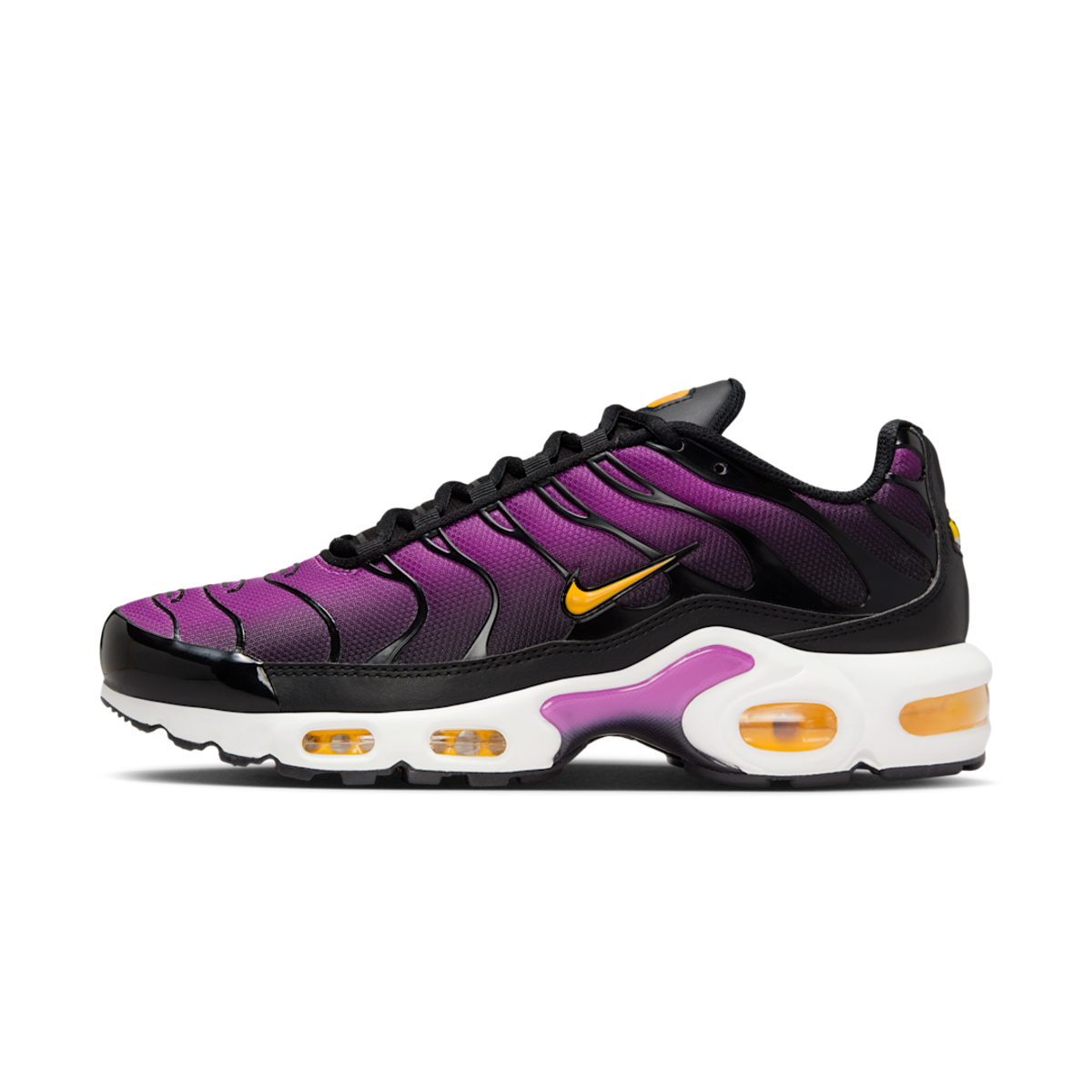 Nike Air Max Plus Black Laser Orange White Hyper Violet (Women's)