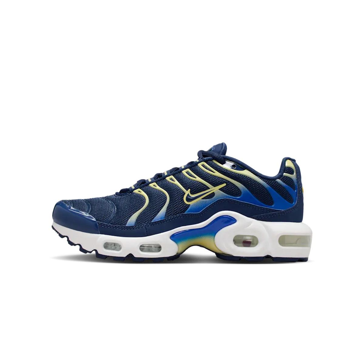 Nike Air Max Plus Midnight Navy Soft Yellow