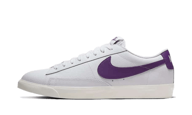 Nike Blazer Low Leather White Purple - CI6377-103 - View 1 | Next Step