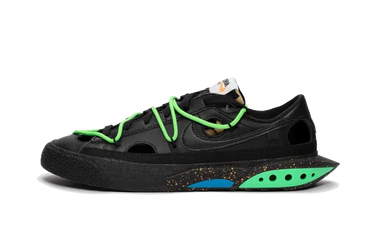 Nike Blazer Low Off-White Black Green - DH7863-001 - View 1 | Next Step