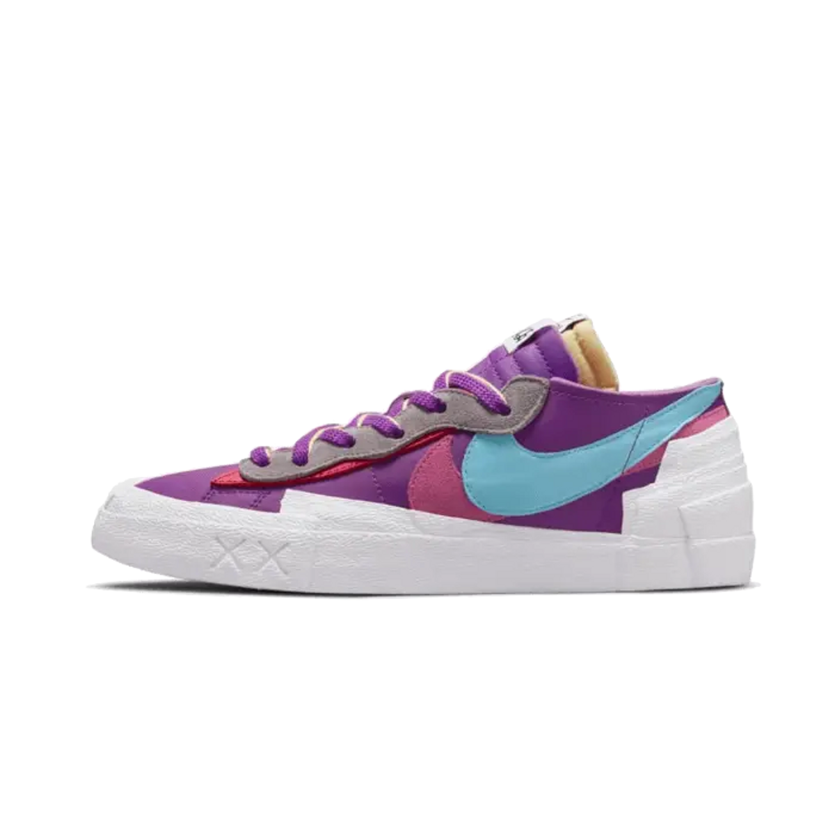 Nike Blazer Low Sacai Kaws Purple Dusk