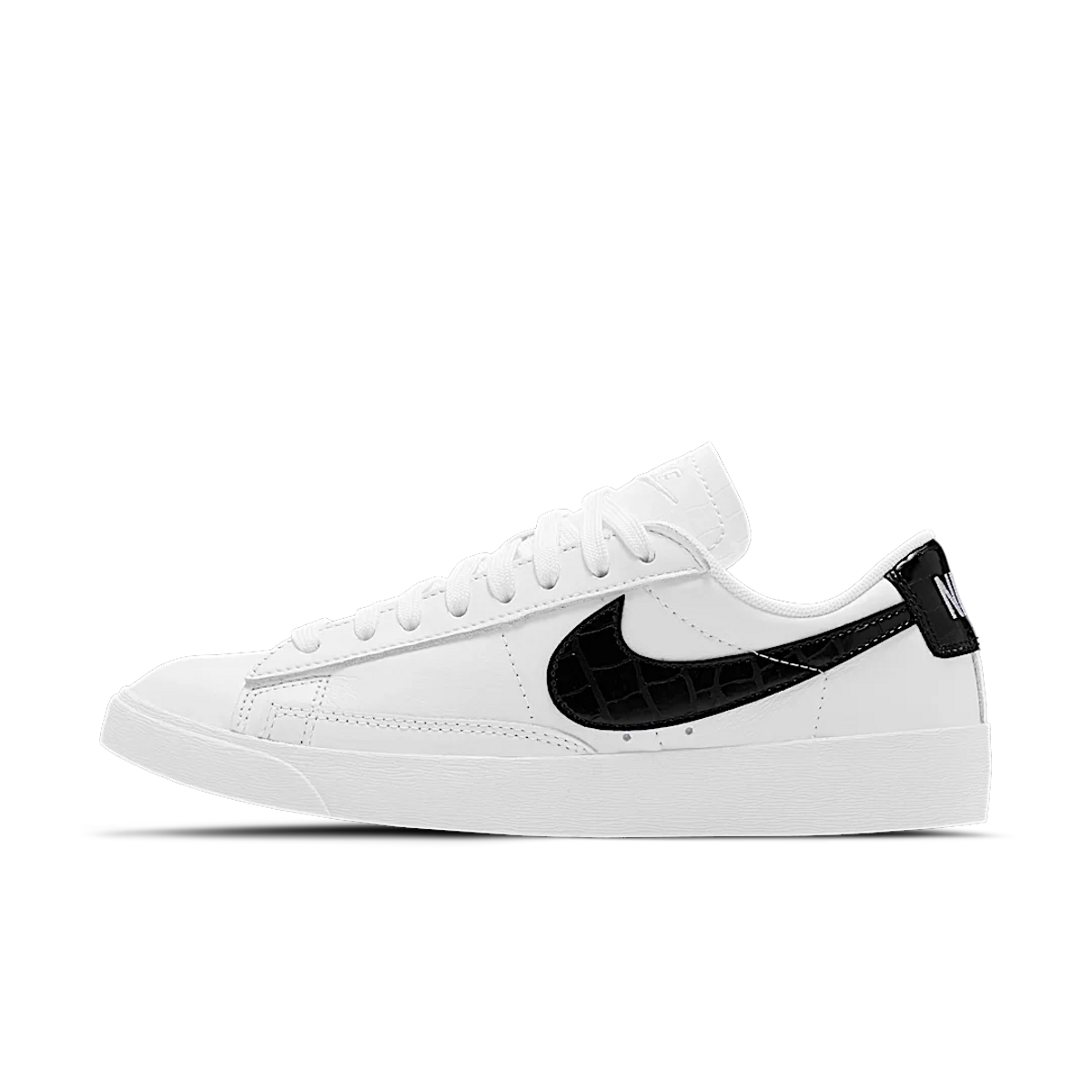 Nike Blazer Low White Black Croc (Women's)