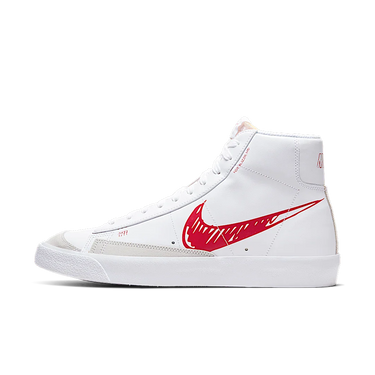 Nike Blazer Mid 77 Sketch White Red | Next Step