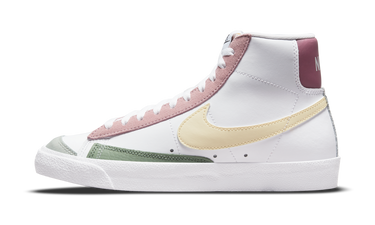 Nike Blazer Mid 77 White Pink Green Yellow - DN5052-100 - View 1 | Next Step