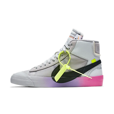 Nike Blazer Mid Off-White Wolf Grey Serena Queen - AA3832-002 - View 1 | Next Step