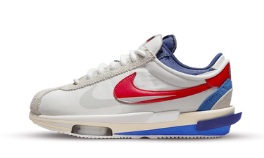Nike Cortez 4.0 Sacai White University Red Blue | Next Step
