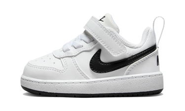Nike Court Borough Low Recraft White Black Swoosh (TD) - DV5458-104 - View 1 | Next Step
