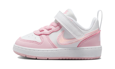 Nike Court Borough Low Recraft White Pink Foam (TD) - DV5458-105 - View 1 | Next Step