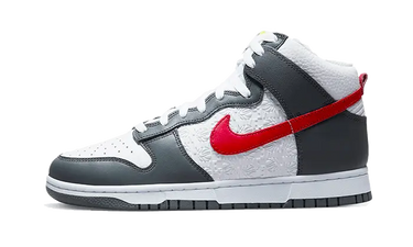 Nike Dunk High Embossed Basketball Grey Red - FD0668-001 - View 1 | Next Step