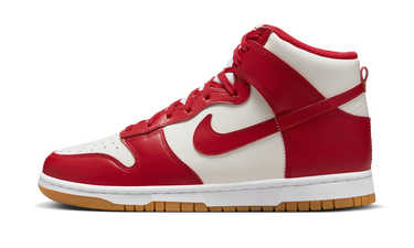 Nike Dunk High Sail Gym Red Gum | Next Step