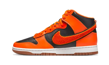 Nike Dunk High University Chenille Swoosh Safety Orange | Next Step