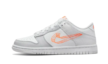 Nike Dunk Low 3D Swoosh White Grey | Next Step