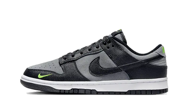 Nike Dunk Low Black Grey Green Strike - FQ2205-001 - View 1 | Next Step