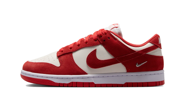 Nike Dunk Low Sail White Metallic Silver Light Crimson - IO4244-103 - View 1 | Next Step