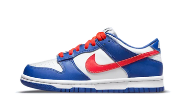 Nike Dunk Low White Royal Red - CW1590-104 - View 1 | Next Step