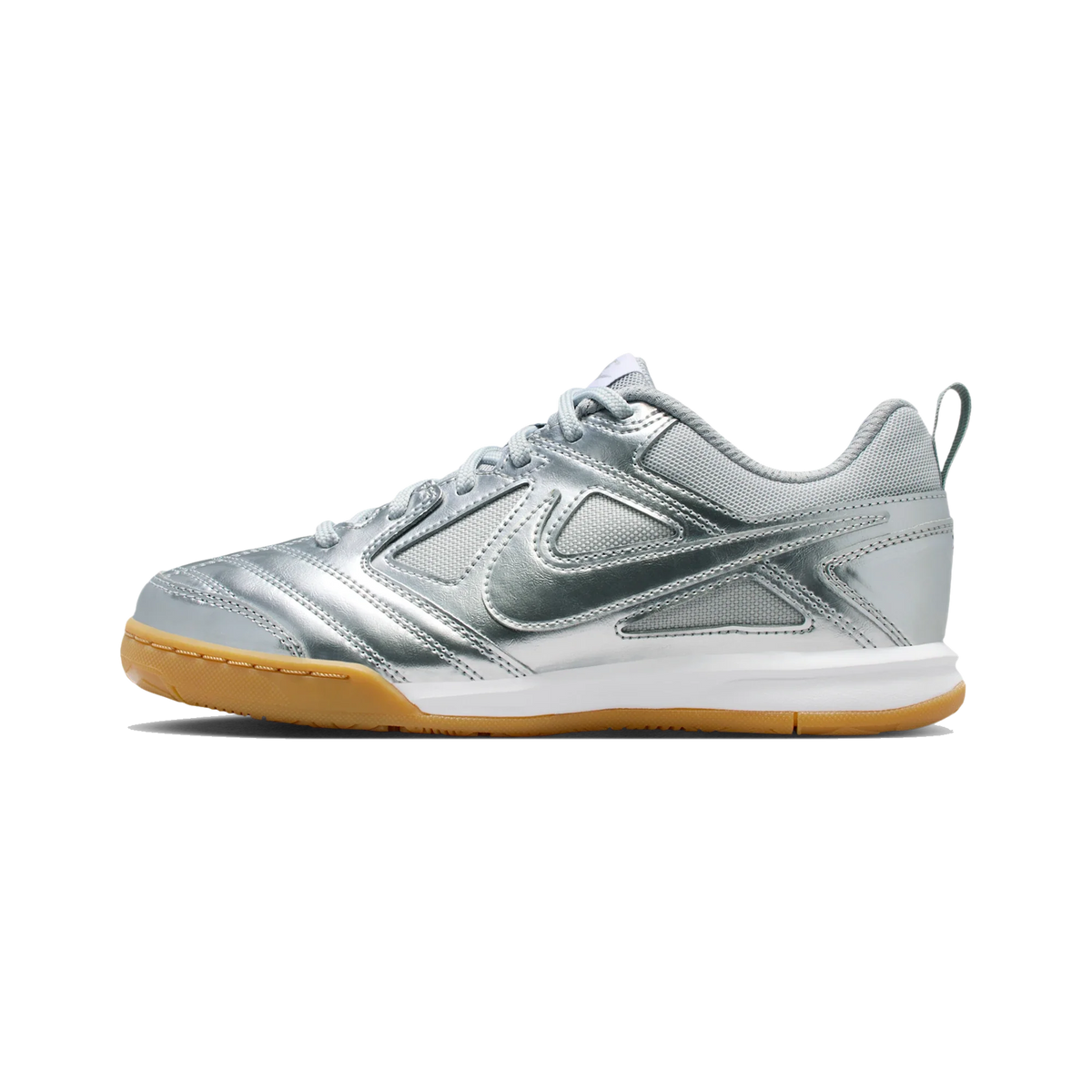 Nike Gato LV8 Metallic Silver White Gum Light Brown