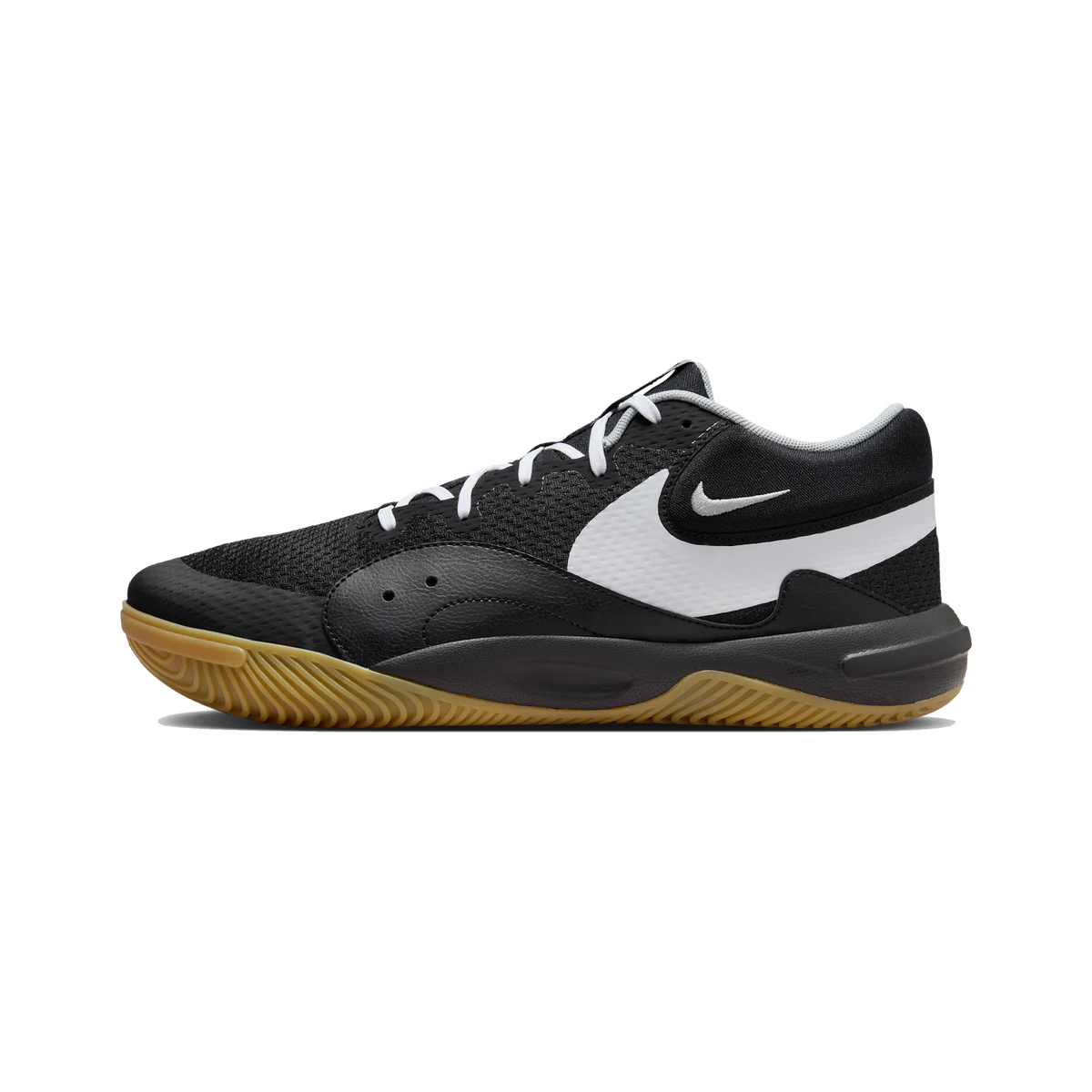 Nike Hyperquick Black White Flat Silver