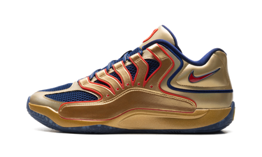 Nike KD 18 Immortalized Pack White Gold Blue Void - II5138-700 - View 1 | Next Step