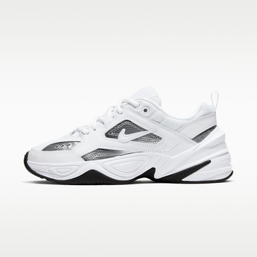 Nike M2K Tekno White Metallic Silver Black | Next Step