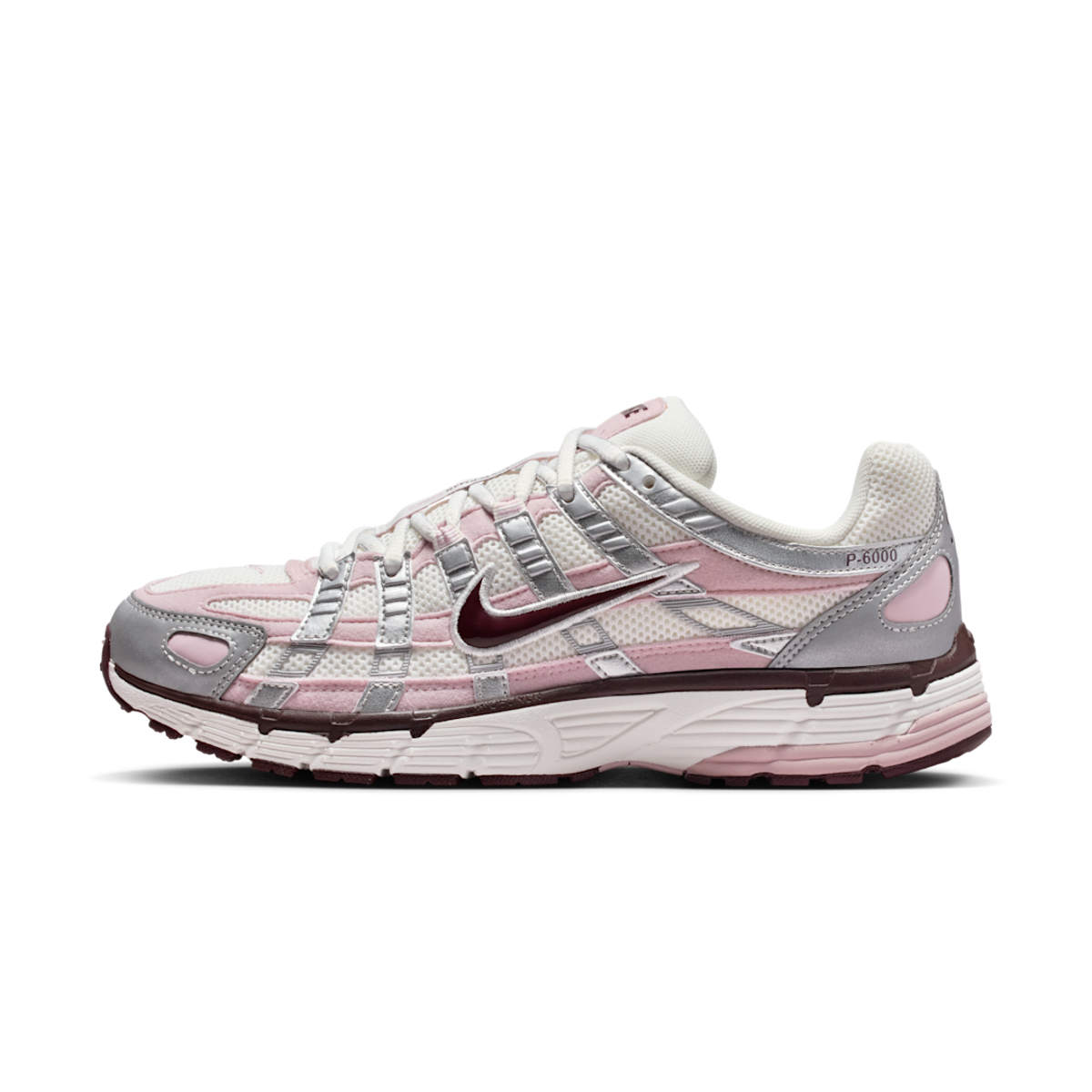 Nike P-6000 Silver Burgundy Plum Chalk (Women's)
