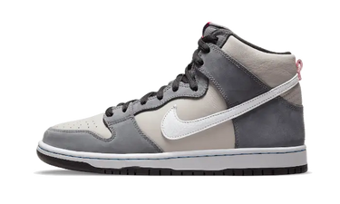 Nike SB Dunk High Pro Medium Grey Pink - DJ9800-001 - View 1 | Next Step